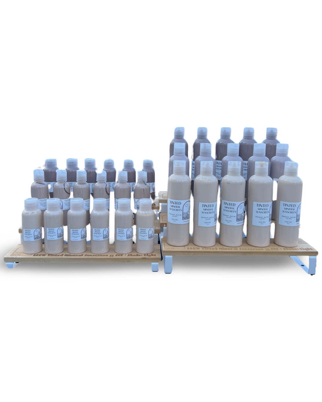 Sol Organic Skincare TINTED Mineral Sunscreens Wholesale Display Order & Re-Orders